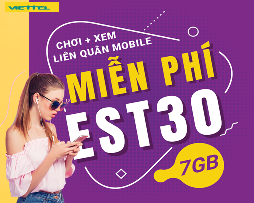Gói cước EST30 của Viettel Gói cước EST30 của Viettel
